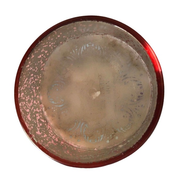 DW Decoware Inc Mandarin Lemon Pink Mercury Glass Candle 7.86 Oz NEW - Picture 2 of 8